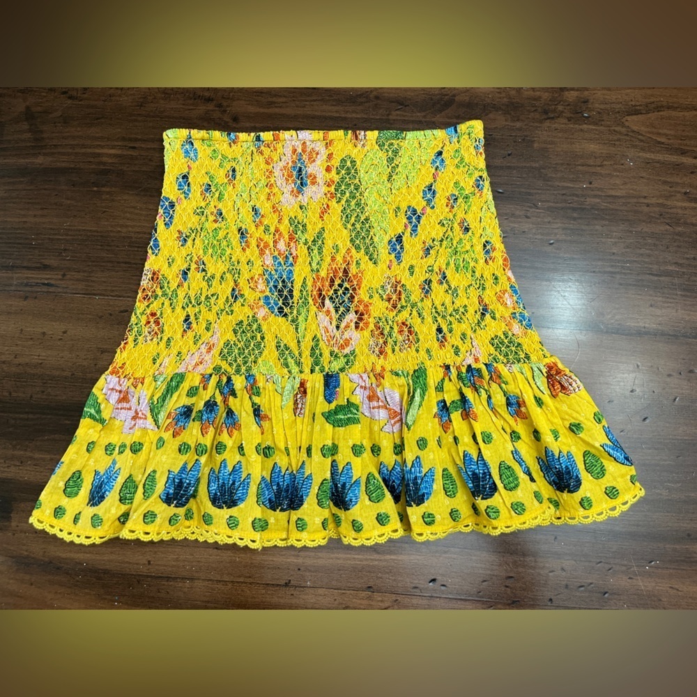 FARM Rio Vibrant Yellow Mini Skirt - Picture 11 of 16